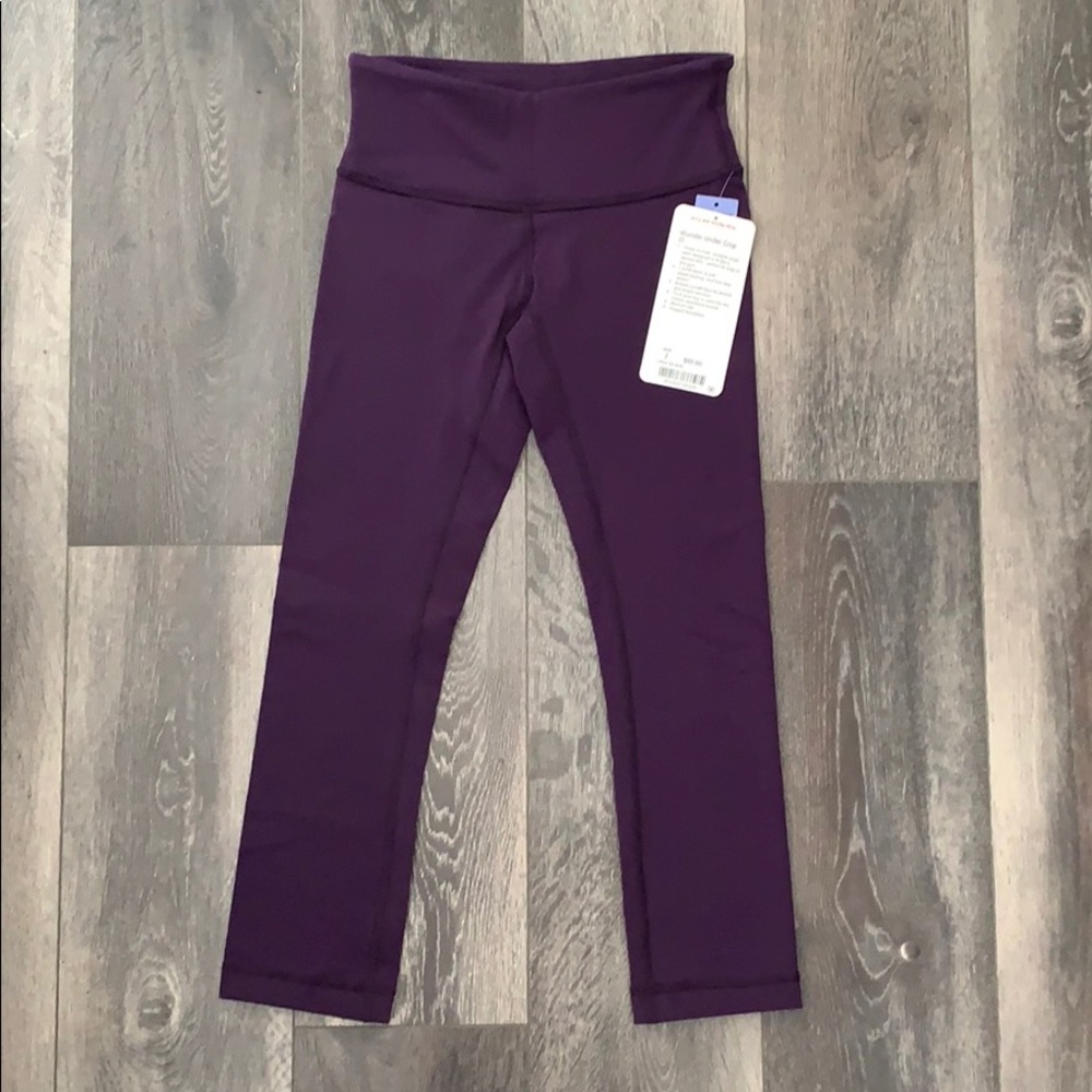 🍋 lululemon Wunder Under Crop III; Size 2